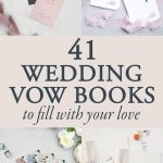41 libros de votos matrimoniales para llenar con tu amor